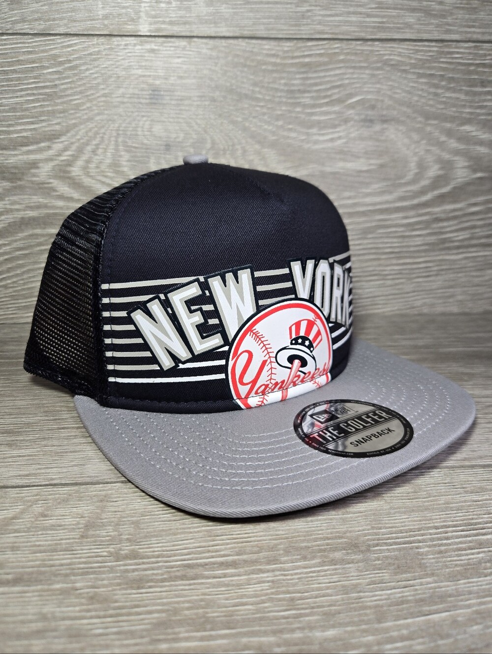 New York Yankees New Era Trucker Golfer Snapback Hat Navy New With Tags MLB NY